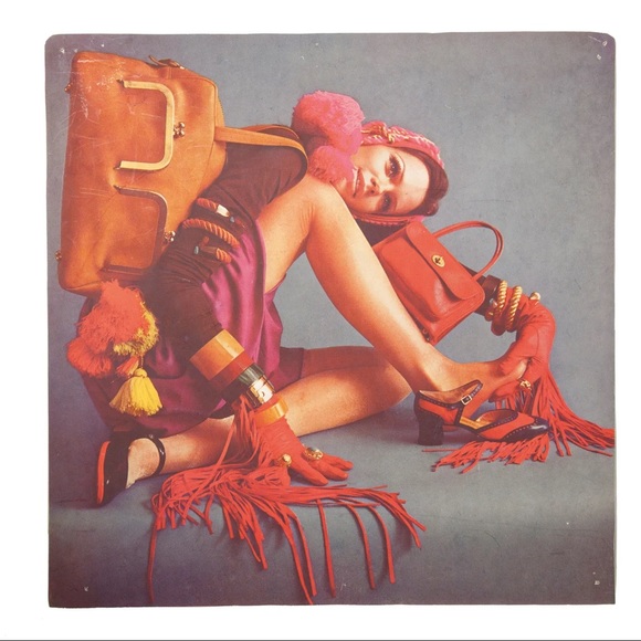 COACH NWT Luggage Tag w Vintage Daisy Script Print - Picture 3 of 9